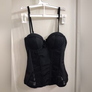 Sexy Gothic Black Corset Style Top